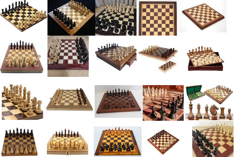 Jogo de tabuleiro para imprimir - xadrez