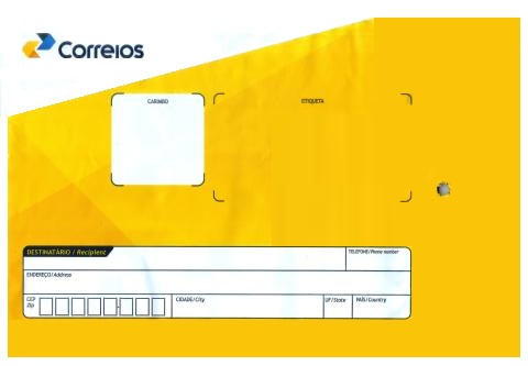 Como preencher envelope para Caixa Postal? Envelope de plástico dos Correios.