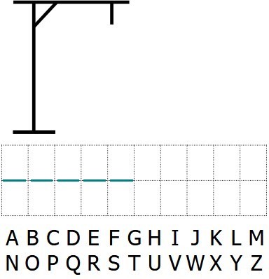 Jogo da Forca para Imprimir: Demonstra&ccedil;&atilde;o - Passo 01