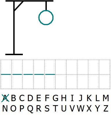 Jogo da Forca para Imprimir: Demonstra&ccedil;&atilde;o - Passo 02