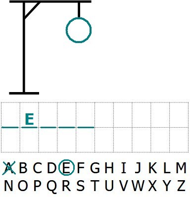 Jogo da Forca para Imprimir: Demonstra&ccedil;&atilde;o - Passo 03