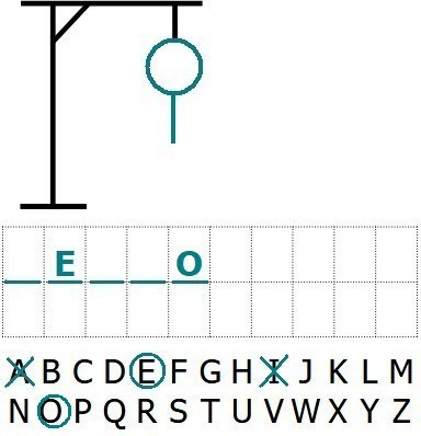 Jogo da Forca para Imprimir: Demonstra&ccedil;&atilde;o - Passo 05